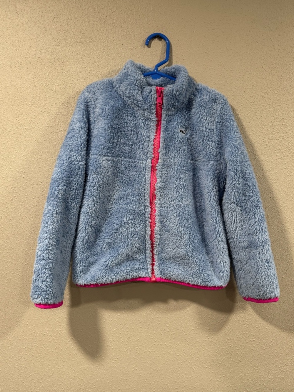 Vineyard Vines Teddy Fleece Pink & Blue - Picture 2 of 4